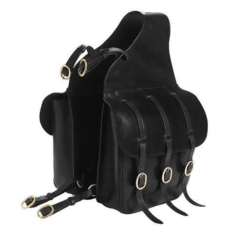 saddle bag white|black leather saddlebags for horses.